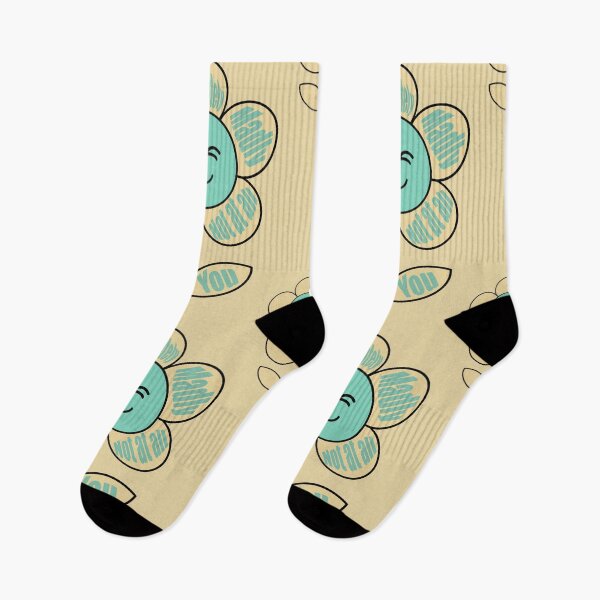 Item preview, I Love You - Beige Funny Flowers E9 designed and sold by StefanStudioArt.