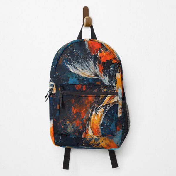 Item preview, Abstract Japanese Koi Fish Art – Colorful Zen Koi Wall Decor for Fish Lovers designed and sold by DimoraGutyz.