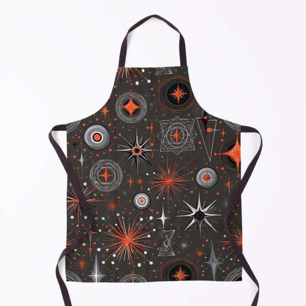 Item preview, Dark Atomic Starburst Pattern – Mid Century Modern Retro Space Age Design designed and sold by Skolyak.