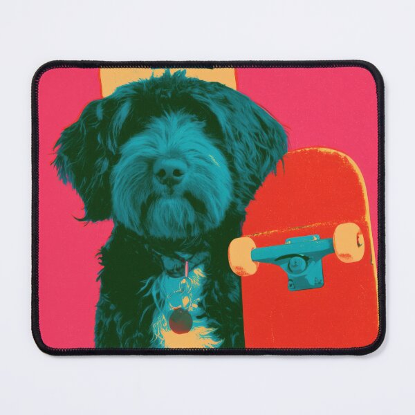 Item preview, COCKAPOO SKATE PARK SUPERSTAR ART designed and sold by MarkedArtPrints.
