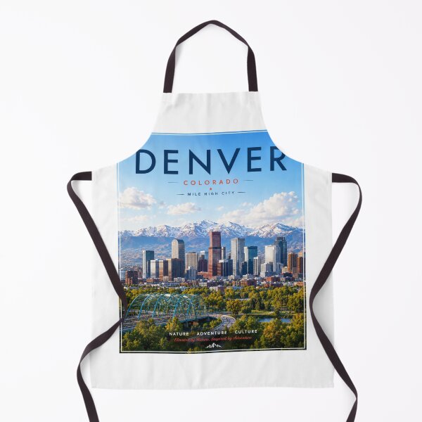 Item preview, Denver Colorado Travel Poster | Mile High City Skyline Wall Art designed and sold by ElartedeNoel.