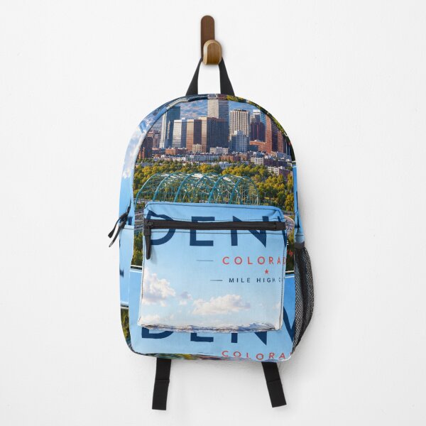 Item preview, Denver Colorado Travel Poster | Mile High City Skyline Wall Art designed and sold by ElartedeNoel.