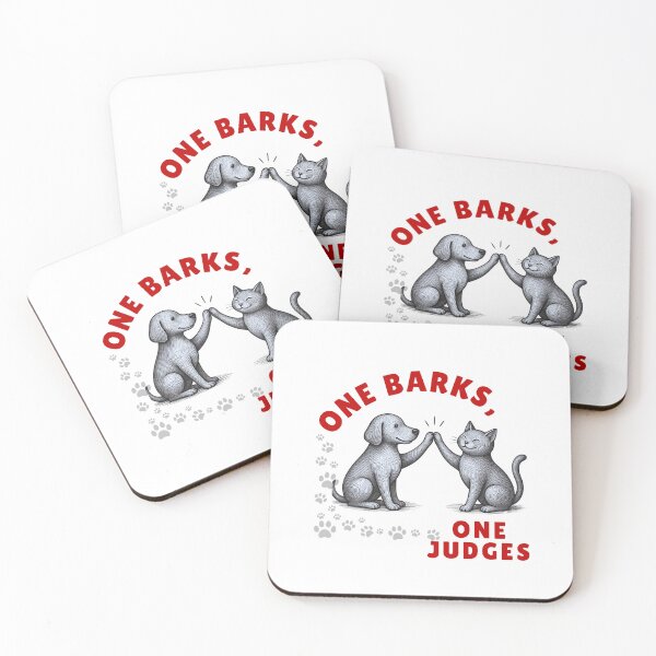Item preview, One Barks, One Judges T-shirt Design. designed and sold by BoldMarkk.