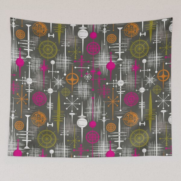 Item preview, Atomic Age Geometric Pattern – Mid Century Modern Googie Retro Design designed and sold by Skolyak.