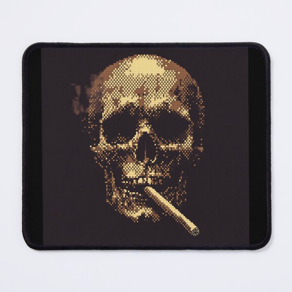 Item preview, Halftone Smoking Skull designed and sold by ClubVacay.