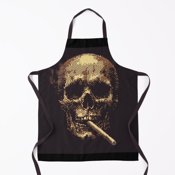 Item preview, Halftone Smoking Skull designed and sold by ClubVacay.