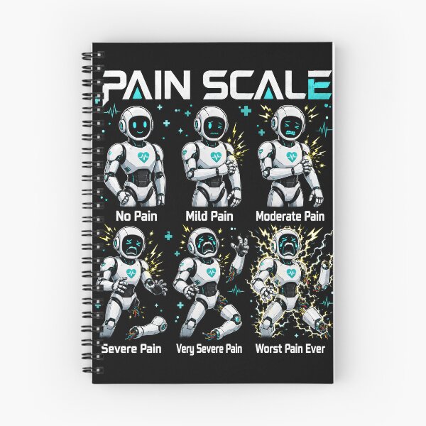 Item preview, Robot Pain Scale Medical Humor designed and sold by Victor Shadehorn.
