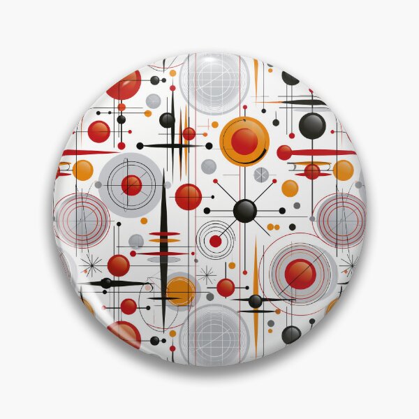 Item preview, Atomic Age Geometric Pattern – Mid Century Modern Space Age Retro Design designed and sold by Skolyak.