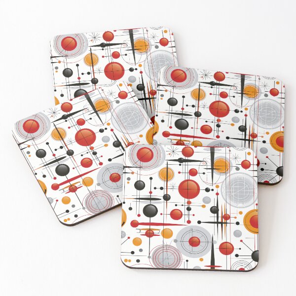 Item preview, Atomic Age Geometric Pattern – Mid Century Modern Space Age Retro Design designed and sold by Skolyak.