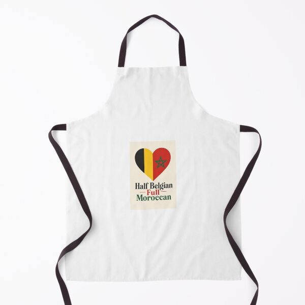Item preview, Half Belgian Full Moroccan Morocco Diaspora Pride Flag Football designed and sold by BledThreads.
