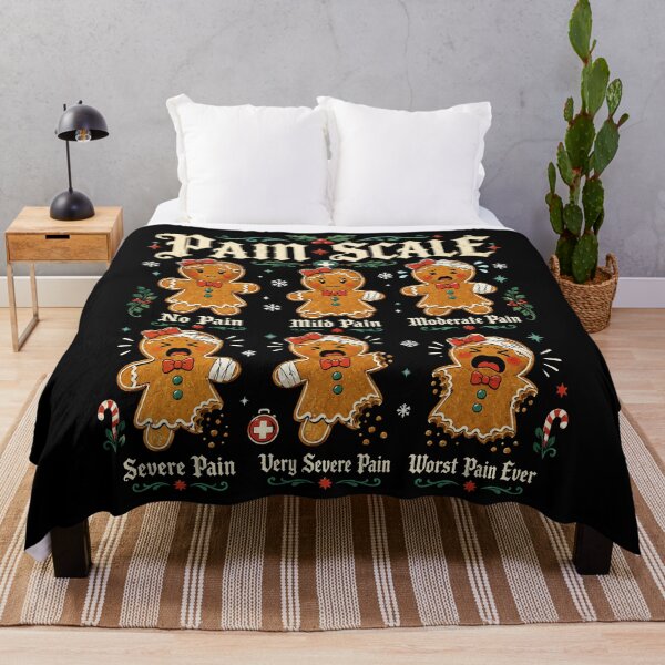 Item preview, Gingerbread Pain Scale Holiday Medical Humor designed and sold by Victor Shadehorn.
