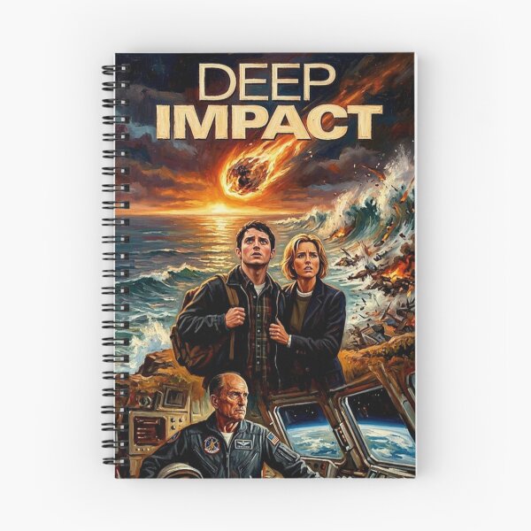 Item preview, Deep Impact Retro Disaster Sci-Fi Apocalypse Tribute Art Movie Poster designed and sold by Art's Diner.