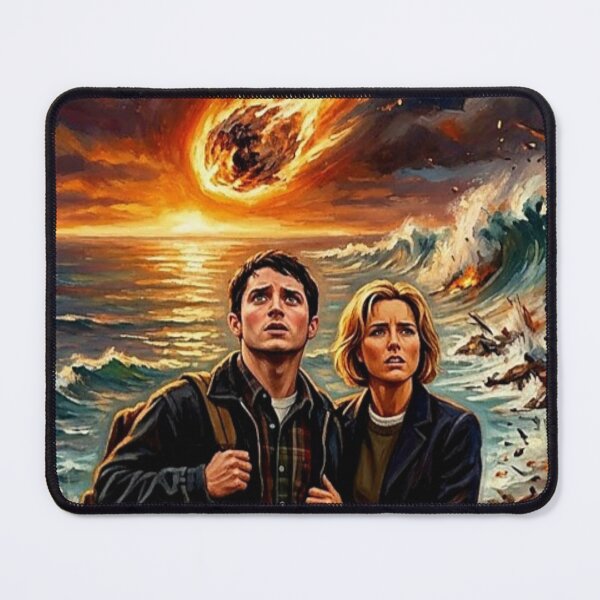 Item preview, Deep Impact Retro Disaster Sci-Fi Apocalypse Tribute Art Movie Poster designed and sold by Art's Diner.