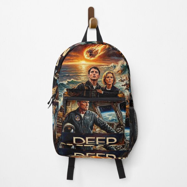 Item preview, Deep Impact Retro Disaster Sci-Fi Apocalypse Tribute Art Movie Poster designed and sold by Art's Diner.