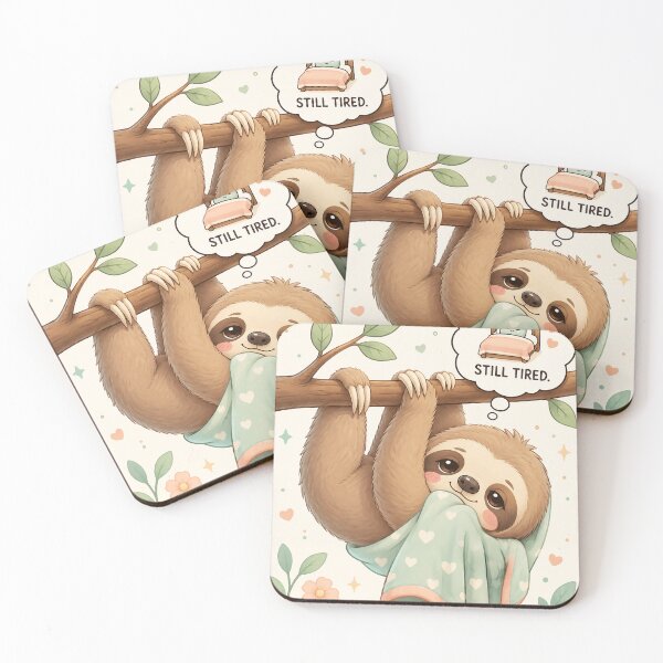 Item preview, Oso Perezoso "Still Tired" | Animal Kawaii Cansado y Perezoso designed and sold by JulianBurgos94.