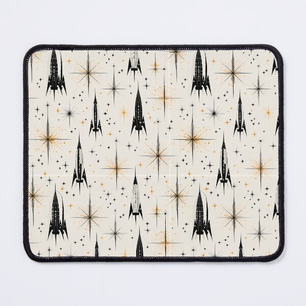 Item preview, Atomic Rocket Pattern – Mid Century Modern Space Age Retro Design designed and sold by Skolyak.