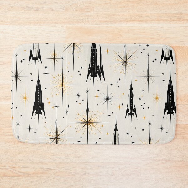 Item preview, Atomic Rocket Pattern – Mid Century Modern Space Age Retro Design designed and sold by Skolyak.