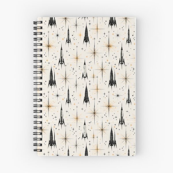 Item preview, Atomic Rocket Pattern – Mid Century Modern Space Age Retro Design designed and sold by Skolyak.