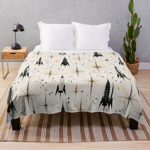 Item preview, Atomic Rocket Pattern – Mid Century Modern Space Age Retro Design designed and sold by Skolyak.