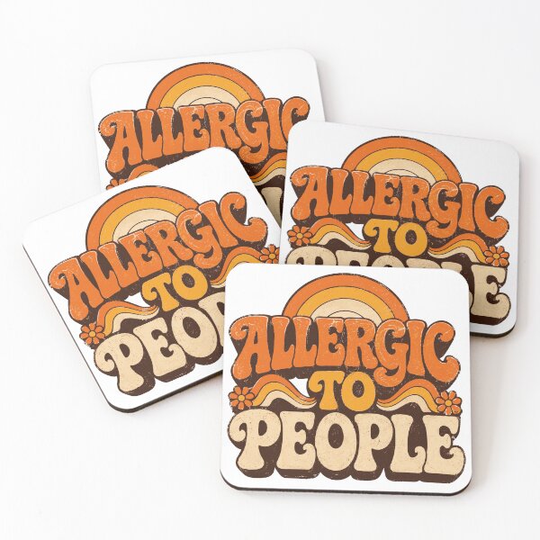 Item preview, Allergic to people designed and sold by BlueBerry45.