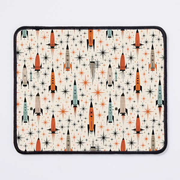 Item preview, Retro Rocket Pattern – Mid Century Modern Atomic Space Age Design designed and sold by Skolyak.