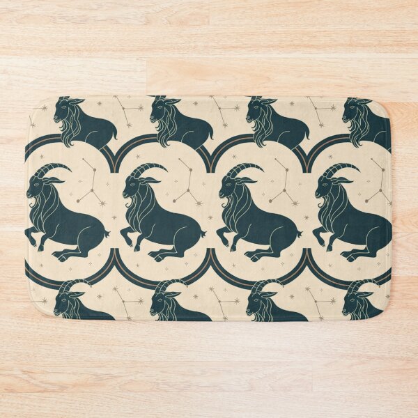 Item preview, Vintage Art Deco Capricorn Celestial Constellation Pattern designed and sold by Midnight Veil Designs.