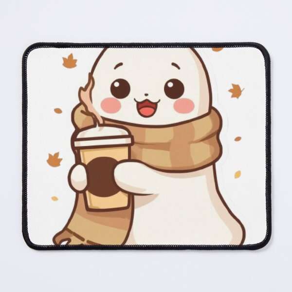 Item preview, Kawaii Cozy Ghost Sticker | Cute Fall Coffee Ghost Gift designed and sold by Stylestickers55.