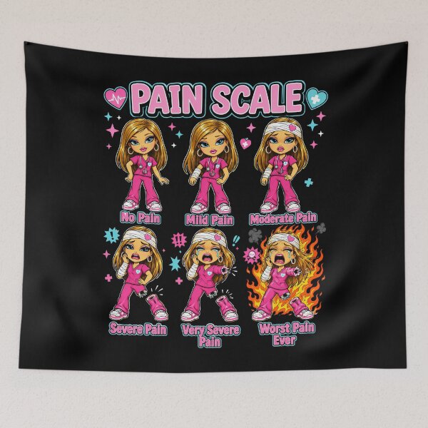 Item preview, Cute Nurse Doll Pain Scale Medical Humor designed and sold by Victor Shadehorn.