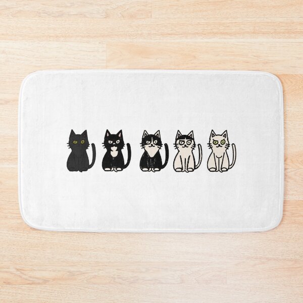 Item preview, Bicolor black to white cats designed and sold by BeLikeCat.