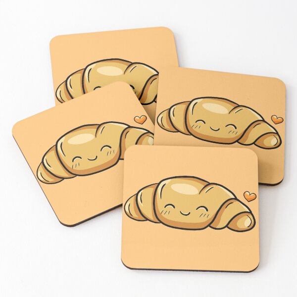 Item preview, Croissant Character Illustration designed and sold by Phyllya Design.