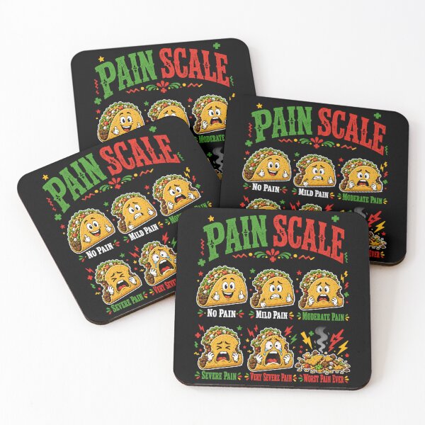 Item preview, Taco Pain Scale Medical Food Humor designed and sold by Victor Shadehorn.
