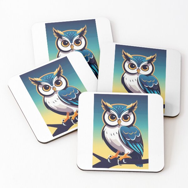 Item preview, Art - Contemporary Owl, Colorful Graphic Pattern designed and sold by AnimeShin.
