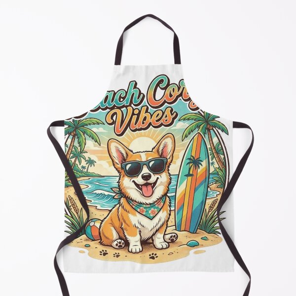 Item preview, Cute Corgi Beach Vibes Shirt, Funny Corgi Sunglasses Summer Tee, Corgi Beach Gift for Dog Lovers and Summer Fans designed and sold by Wearable Canvas...