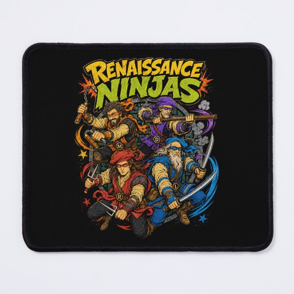 Item preview, Renaissance Ninjas Artist Warrior Parody designed and sold by Victor Shadehorn.