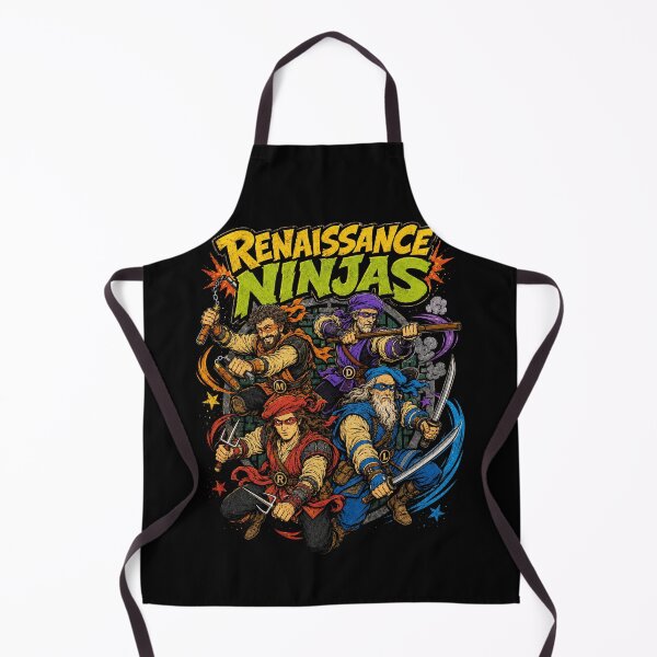 Item preview, Renaissance Ninjas Artist Warrior Parody designed and sold by Victor Shadehorn.