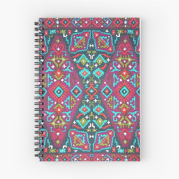 Item preview, Bohemian Kilm Mosaic in Crimson and Teal designed and sold by SpaceBazaar.