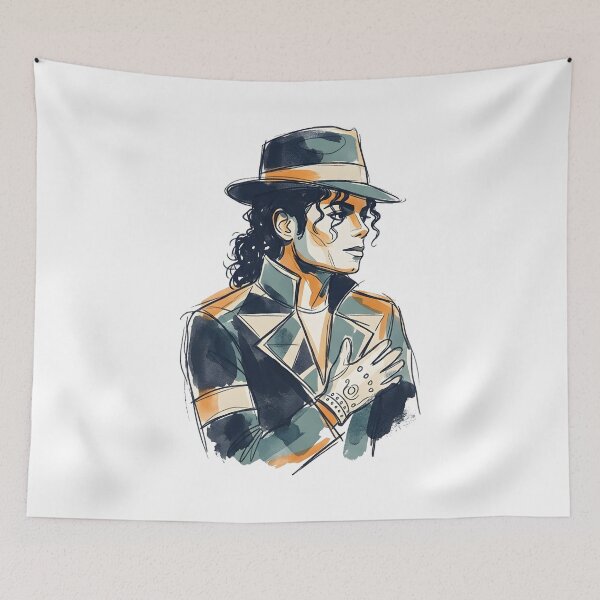 Item preview, Michael Jackson Collectible Abstract Fan Art designed and sold by Dhenin Studio.