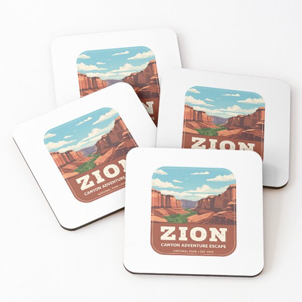 Item preview, Zion Canyon Adventure Escape National Park Est. 1919 Travel Souvenir Outdoor Hiking designed and sold by Simsimah26Parks.
