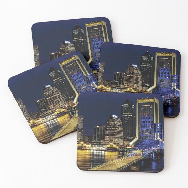 Item preview, Jacksonville's Nighttime Skyline designed and sold by Kay Brewer.