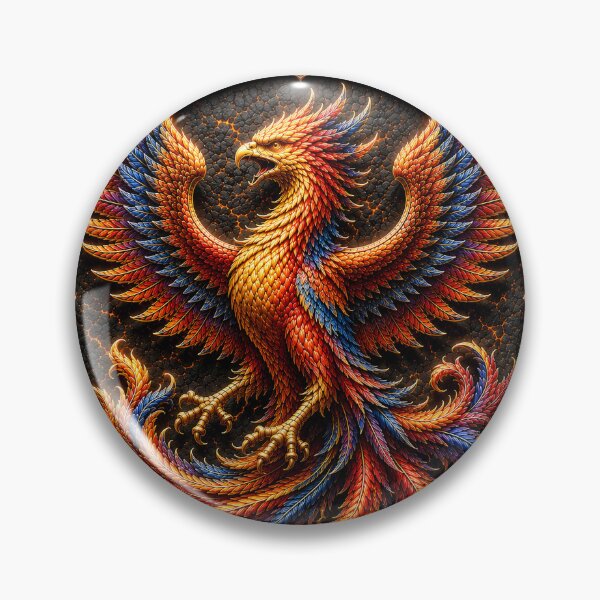 Item preview, Phoenix Emblem v2 (transparent background) designed and sold by Immortalist Armoury.