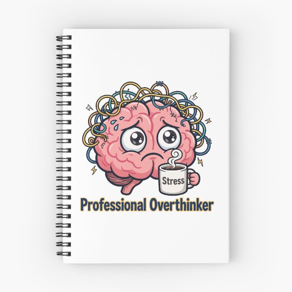 Item preview, funny inappropriate Professional Overthinker Funny Sticker designed and sold by Uglyandcute.