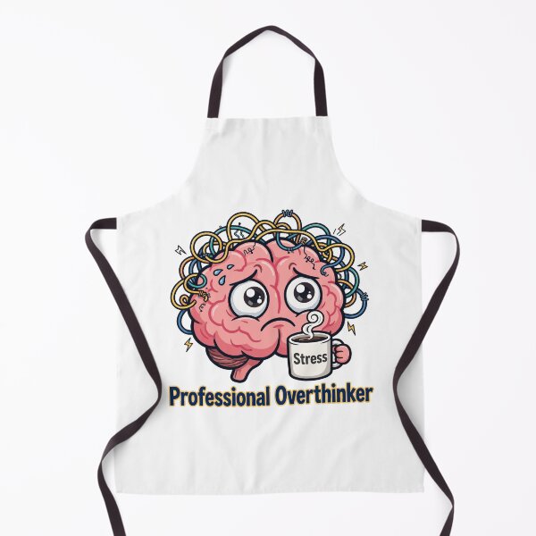 Item preview, funny inappropriate Professional Overthinker Funny Sticker designed and sold by Uglyandcute.