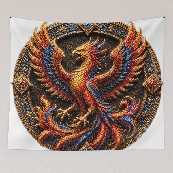Artikelvorschau, Phoenix Emblem v2 (transparenter Hintergrund) entworfen und verkauft von Immortalist Armoury.