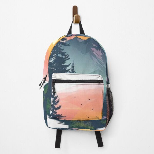 Item preview, Mountain Sunset Nature Forest Hiking Lover designed and sold by BytePrintsCo.