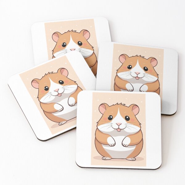 Item preview, Art - Cute Hamster, Kawaii style Digital Illustration designed and sold by AnimeShin.