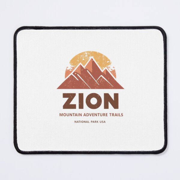 Item preview, Zion Mountain Adventure Trails National Park USA Hiker Explorer designed and sold by Simsimah26Parks.
