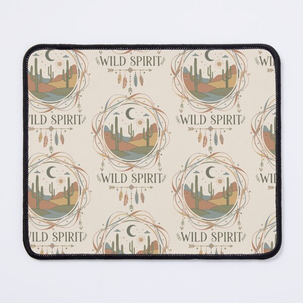 Item preview, "Wild Spirit" Boho Desert Landscape Dreamcatcher Art designed and sold by Cipher & Soul.