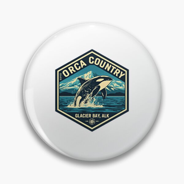Item preview, Orca Country Glacier Bay Alk Alaska Whale Marine Life Wildlife Travel designed and sold by Simsimah26Parks.