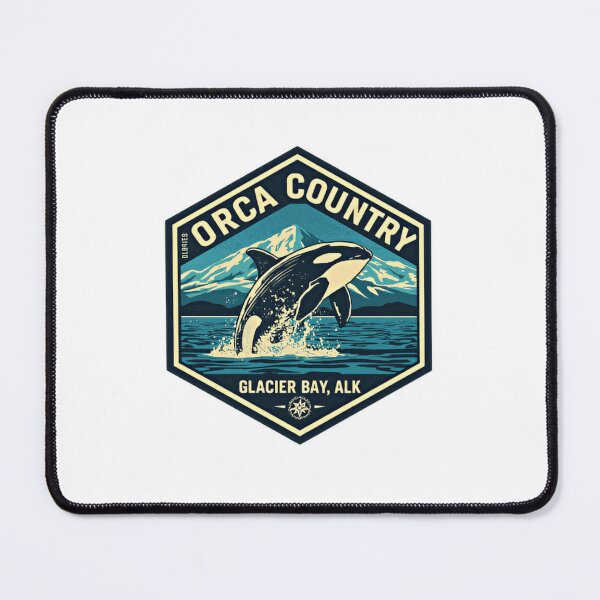 Item preview, Orca Country Glacier Bay Alk Alaska Whale Marine Life Wildlife Travel designed and sold by Simsimah26Parks.