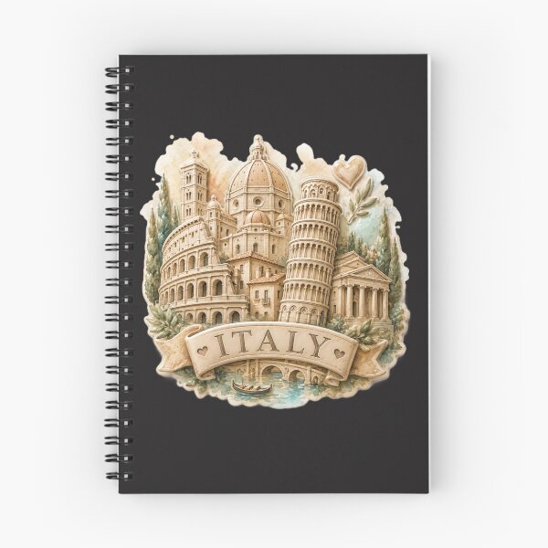 Item preview, Italy Architecture 3D Watercolor – Charming Italian Landmark Travel Art designed and sold by AstraDrip Studio.